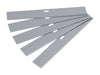 QEP 4 in. H Steel Floor Scraper Blade 5 pk