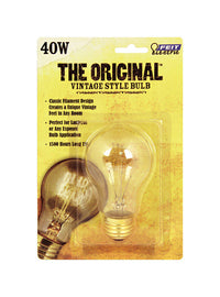 Feit Electric The Original 40 W A19 Vintage Incandescent Bulb E26 (Medium) Soft White 1 pk (Pack of 6)