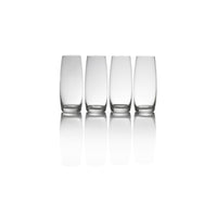 Mikasa 9 oz Clear Crystal Stemless Champagne Flutes