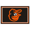 MLB - Baltimore Orioles 4ft. x 6ft. Plush Area Rug