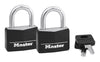 Master Lock 1-7/8 in. H X 1-9/16 in. W Vinyl Padlock Keyed Alike