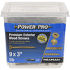 HILLMAN Power Pro No. 9 in. X 3 in. L Bronze Star Flat Head Premium Deck Screws 5 lb 417 pk