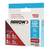 Arrow T50 3/8 in. W X 3/8 in. L 18 Ga. Flat Crown Heavy Duty Staples 1000 pk