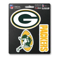 NFL - Green Bay Packers 3 Piece Decal Sticker Set