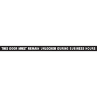 Hillman English Black Notice Decal 1.5 in. H X 28 in. W (Pack of 10)