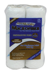 ArroWorthy Microfiber 9 in. W X 3/8 in. Paint Roller Cover 4 pk