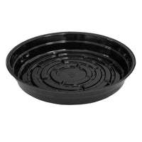 Curtis Wagner Plastics Corp Blk-808 8 Black Vinyl Plant Saucer (Pack of 25)