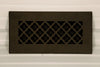 Steelcrest Designer 10 X 4 Floor Return Oil-Rubbed Bronze Vent Cover No Face Mounting Screw Holes No Damper