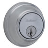 Kwikset SmartKey Satin Chrome Metal Deadbolt