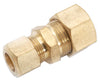 Reducing Union, Brass, 3/8-In. Compression x 1/4-In. Compression