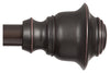 Kenney Fast Fit Weathered Brown Finn Curtain Rod 66 in. L X 120 in. L (Pack of 2)