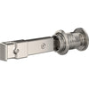 National Hardware Satin Nickel Steel/Zinc Sliding Door Lock