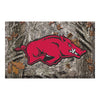 University of Arkansas Camo Rubber Scraper Door Mat