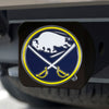 NHL - Buffalo Sabres Black Metal Hitch Cover - 3D Color Emblem