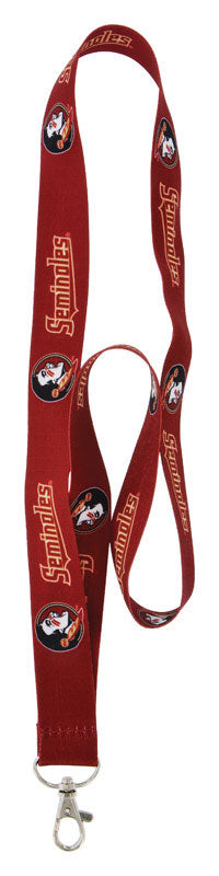 Hillman Florida State Seminoles Polyester Assorted Decorative Key Chain Lanyard (Pack of 6)