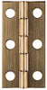 National Hardware 2 in. L Antique Brass Door Hinge 2 pk