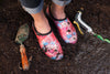 Sloggers 5120ffncl09 Size 9 Women'S Coral Floral Fun Print Rain & Garden Shoe