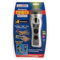 Ready America 5 lm Black/Silver LED Emergency Power Station