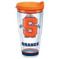 Tervis Collegiate 24 oz Syracuse Orange Multicolored BPA Free Tumbler with Lid