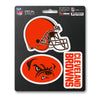 NFL - Cleveland Browns 3 Piece Decal Sticker Set