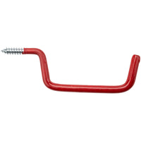 V2157 4â€ Ladder Hook 2/pk - Red Vinyl