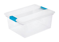 Sterilite Clear Clip Storage Box (Pack of 4)