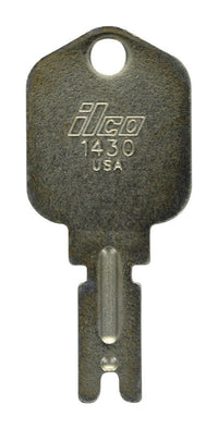 Hillman Traditional Key Forklift Key Blank Double (Pack of 10).