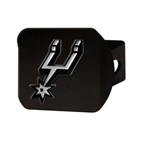 NBA - San Antonio Spurs Black Metal Hitch Cover