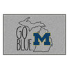 University of Michigan Southern Style Rug - 19in. x 30in.