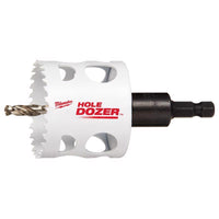 Milwaukee Hole Dozer 2-1/8 in. Bi-Metal Hole Saw with Arbor and Pilot Bit 1 pk (Pack of 2)