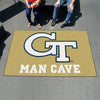 Georgia Tech Man Cave Area Rug - 5ft. X 8 ft.