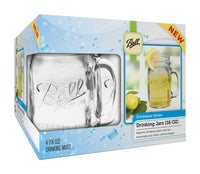 Ball Clear Glass Mug 4 pk (Pack of 3)