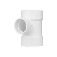 Charlotte Pipe Schedule 40 3 in. Hub X 3 in. D Hub PVC Sanitary Tee 1 pk