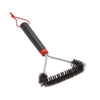 Original BBQ Grill Brush, 3-Sided Stainless Steel, 12-In.