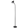 Globe Electric Novogratz 59 in. Matte Black Floor Lamp