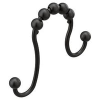 MATTE BLACK SHOWER CURTAIN RINGS