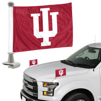 Indiana University Ambassador Car Flags - 2 Pack