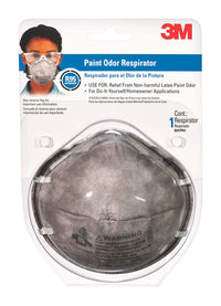 3M P95 Paint Odor Cup Disposable Respirator Gray One Size Fits All 1 pk