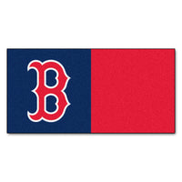 MLB - Boston Red Sox Team Carpet Tiles - 45 Sq Ft.