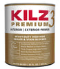 KILZ Premium White Flat Water-Based Stain Blocking Primer 5 gal