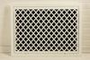 Steelcrest Designer 20 X 14 Wall /Ceiling White Return Vent Cover, With Face Mounting Screw Holes, No Damper