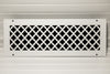 Steelcrest Designer 20 X 6 Wall /Ceiling White Supply Vent Cover, With Air-Volume Damper & Face Mounting Screw Holes