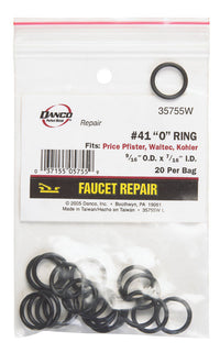 Danco 0.56 in. D X 0.44 in. D Rubber O-Ring 20 pk