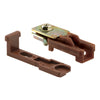 Prime-Line Plastic Coated Brown Plastic/Steel Bracket 2 pc