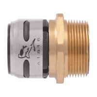 SharkBite EvoPEX 1 in. Push X 1 in. D MPT Brass Adapter