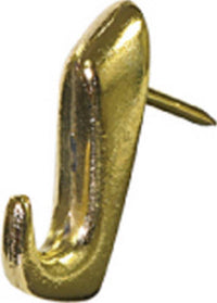 Hillman AnchorWire Gilt Gold Push Pin Picture Hanger 20 lb. 4 pk (Pack of 10)