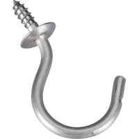 V2022 1-1/2" Cup Hook 2/pk - Stainless Steel