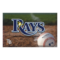 MLB - Tampa Bay Rays Camo Camo Rubber Scraper Door Mat