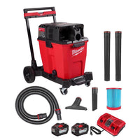 Milwaukee M18 FUEL 0930-22HD 12 gal Cordless Wet/Dry Vacuum Kit (Battery & Charger) 36 V 4.25 HP