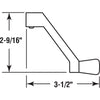 Prime-Line Enamel White Zinc Single-Arm Casement Long Crank Operator Handle For Truth